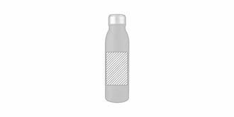 Bouteille d'eau 700 ml en acier avec boucle Mate - A l'avant