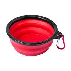 OBG PUB - Gamelle pliable pour chien avec mousqueton Rocky