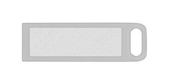 Clé USB en métal antichoc IronStick - Marquage Recto