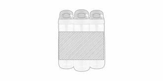 Bouteille d'eau belle et pratique à utiliser Pasti - Marquage autour