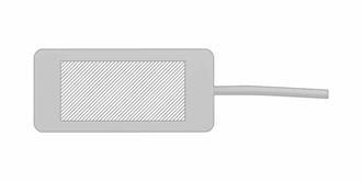 Hub USB 2.0 compact et léger en aluminium Xopir - Marquage Recto