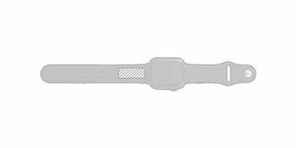 Montre intelligente avec écran IPS Aldini - Marquage Recto