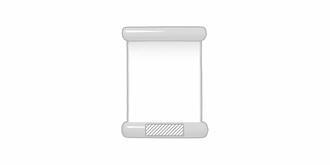 Matelas original avec extrémités gonflable Macaine - Marquage Recto