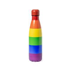 OBG PUB - Bouteille couleur arc-en-ciel en acier 790ml Perfy