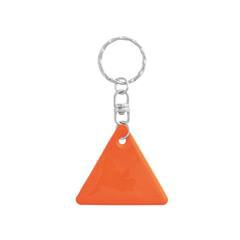 Porte-clés triangulaire fluorescent en PP Howly