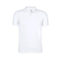 OBG PUB - Polo taille adulte matière coton doux blanc Chik