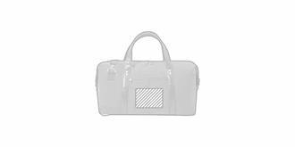 Sac élégant en toile grise résistante Sharyl - Marquage Recto