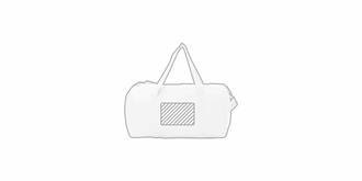 Sac de sport large en coton résistant et chic Pela - A l'avant