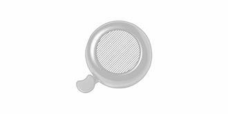 Sonnette de vélo en aluminium résistant Popin - Impression Haut