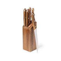 OBG PUB - Set Couteaux complet avec base en bois Smary