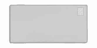 Serviette de bain en coton durable Mavelo - Marquage Recto