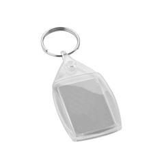 Porte-clés transparent en forme rectangulaire Penk