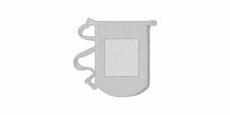 Sac imperméable en RPET 300D durable Golinx - Marquage Recto