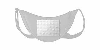 Sac banane Bandoulière en polyester RPET Vetize - Marquage Recto