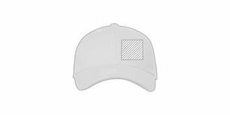 Casquette design chic en coton douce Lips - Impression sur panneau gauche