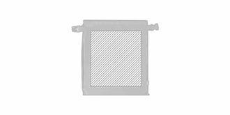 Sac à dos à cordes en polyester doux robuste Siona - Marquage Verso