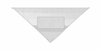 Foulard multicolore en polyester doux 170T Fouls - A l'avant