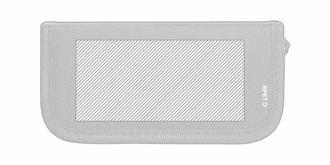 Set de cirage pratique dans un étui en RPET Coley - Marquage Recto