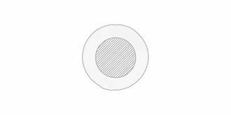 Boîte de Présentation rond en bois naturel Traco - Marquage Recto