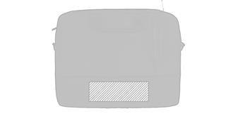 Mallette de haute qualité en polyester 600D Michel - Impression Bas