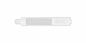 Cutter métallique avec boîtier en bambou Nakaa - Marquage Recto