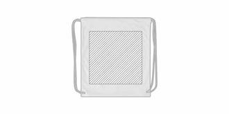 Sac à Dos en polyester doux avec cordon Same - Marquage Recto