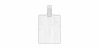 Planche à Découper en bambou avec aiguiseur Amini - Marquage Verso