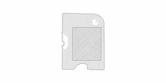 Porte-clés multifonction pratique en bambou Plash - Marquage Recto