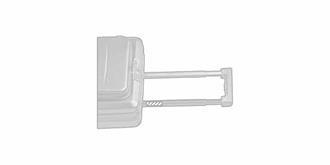 Trolley Pliable à 4 roues pivotantes en ABS Traves - Impression Droite