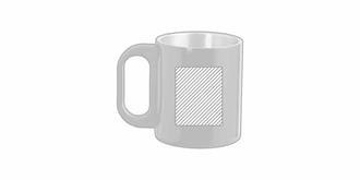 Tasse en acier inoxydable recyclé 300ml Colpa - Impression Droite