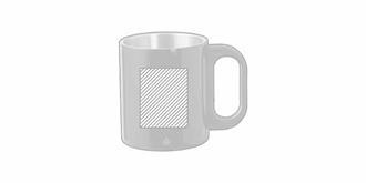Tasse en acier inoxydable recyclé 300ml Colpa - Impression Gauche