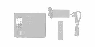 Projecteur avec connexion Bluetooth et WiFi Sawale - face 2