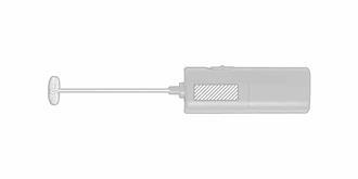 Mousseur à lait pratique en ABS et acier inox Prak - face 2