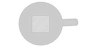 Mug en céramique de capacité 360 ml Whitesty - Impression Bas