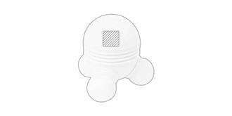 Masseur à main électrique design attrayant Violma - Marquage Recto