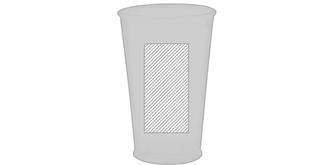 Verre recyclable de capacité 300 ml Rawlings - Marquage Recto