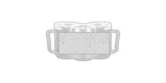 Mug isotherme à double paroi 350ml Calibi - Marquage autour