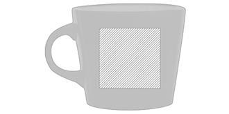 Tasse en céramique de capacité 350 ml Karoo - Impression Droite