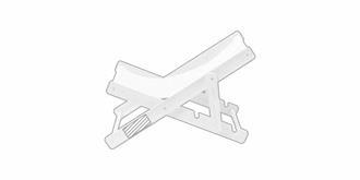 Chaise d'animaux de compagnie original Poufy - Impression Gauche