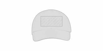 Casquette de sport 5 panneaux en microfibre Jumpy - A l'avant