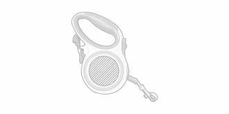 Laisse pratique pour animaux Joanjy - Marquage Recto