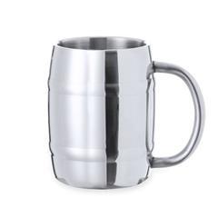 OBG PUB - Carafe en acier inox avec finition métallique Rego