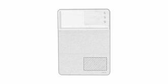 Tapis souris moderne pliable multifonction Shelby - Marquage Recto