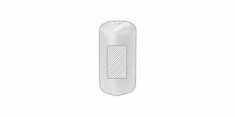 Sac de couchage en polyester RPET Dumbo - Marquage Recto