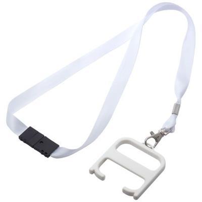 Poignée hygiène solide en métal avec lanyard AZR Beige