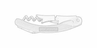 Set Vin en liège avec accessoires en acier Boldi - face 2