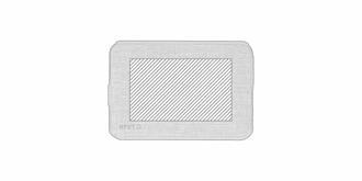 Power Bank pratique de capacité 5000 mAh Dinay - Marquage Recto