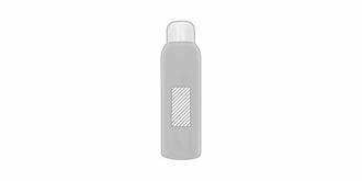 Bouteille d'eau Guzzle de 820 ml en acier Jarty - Marquage Recto