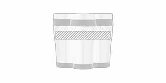 Gobelet avec isolation 410 ml en acier inox Falcao - Marquage autour