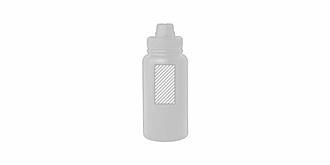 Bouteille de sport 840 ml avec isolation Dulipe - Marquage Recto